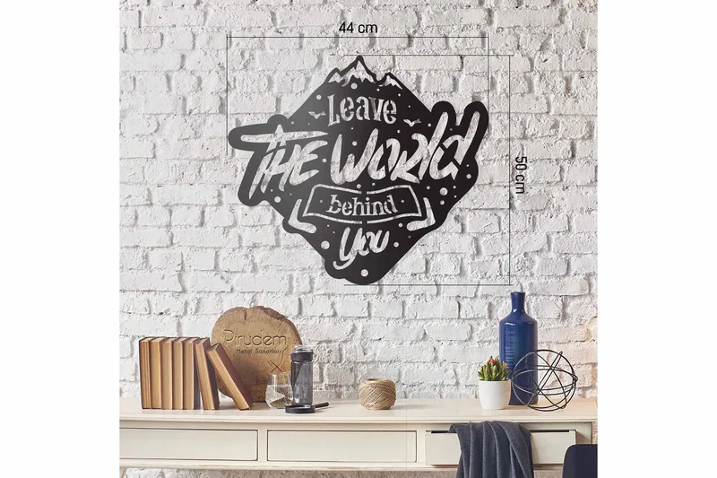 Salechard Skylt 44x50 cm VP Spain - Metall/Svart - Inredning & dekor - Väggdekor - Skyltar - Plåtskylt