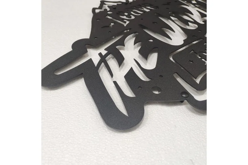 Salechard Skylt 44x50 cm VP Spain - Metall/Svart - Inredning & dekor - Väggdekor - Skyltar - Plåtskylt