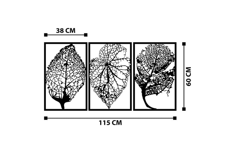 Saye Väggdekor - Svart - Inredning & dekor - Väggdekor - Skyltar - Plåtskylt
