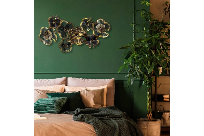 Shouguang Väggdekor - Svart/Guld - Inredning & dekor - Väggdekor - Skyltar - Plåtskylt