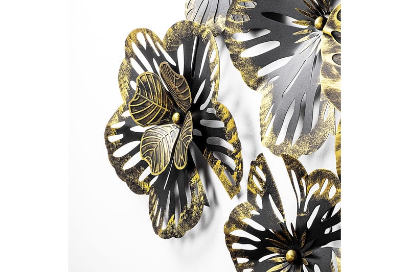 Shouguang Väggdekor - Svart/Guld - Inredning & dekor - Väggdekor - Skyltar - Plåtskylt