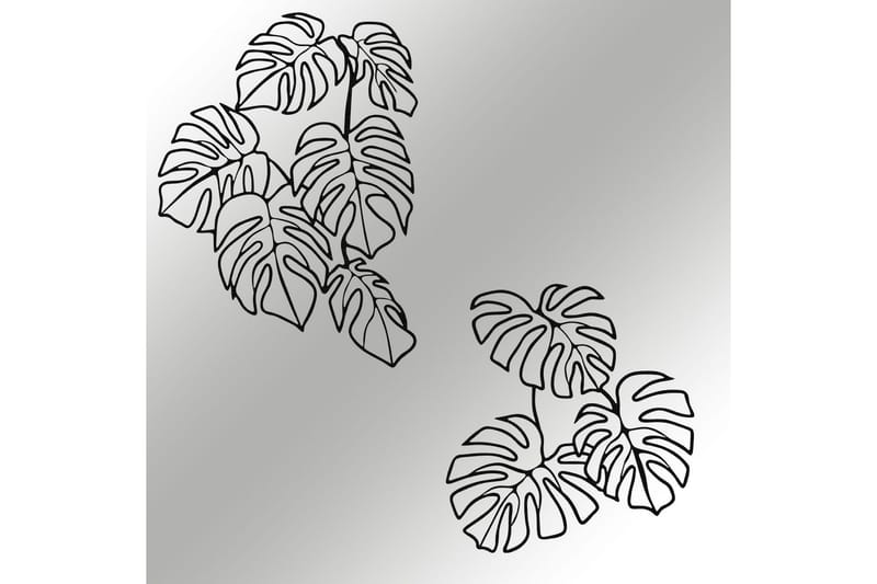 Spirit Leaf Väggdekor - Svart - Inredning & dekor - Väggdekor - Skyltar - Plåtskylt