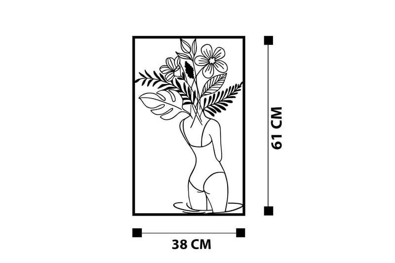 Spring in the Head Väggdekor - Svart - Inredning & dekor - Väggdekor - Skyltar - Plåtskylt