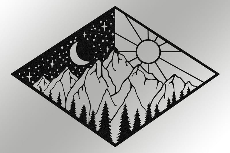 SUVEYDA Väggdekor Svart - Inredning & dekor - Väggdekor - Skyltar - Plåtskylt