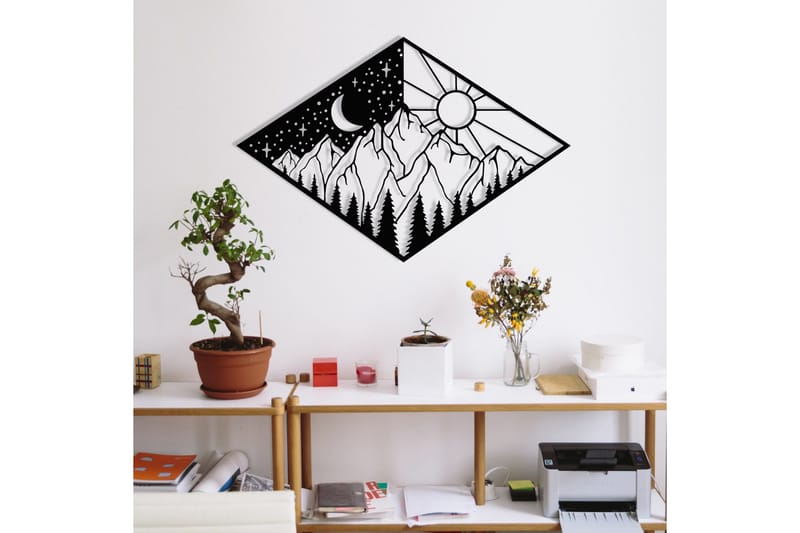 Suveyda Väggdekor - Svart - Inredning & dekor - Väggdekor - Skyltar - Plåtskylt