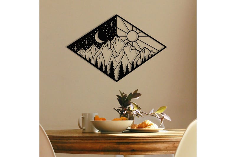 Suveyda Väggdekor - Svart - Inredning & dekor - Väggdekor - Skyltar - Plåtskylt