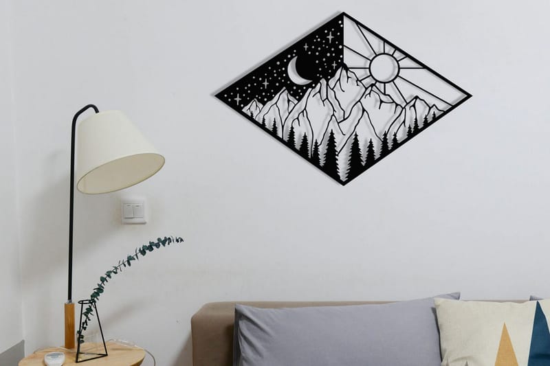 Suveyda Väggdekor - Svart - Inredning & dekor - Väggdekor - Skyltar - Plåtskylt