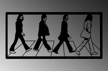 The Beatles Väggdekor - Svart - Inredning & dekor - Väggdekor - Skyltar - Plåtskylt