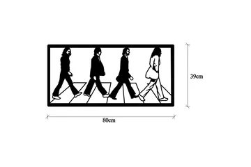 The Beatles Väggdekor - Svart - Inredning & dekor - Väggdekor - Skyltar - Plåtskylt