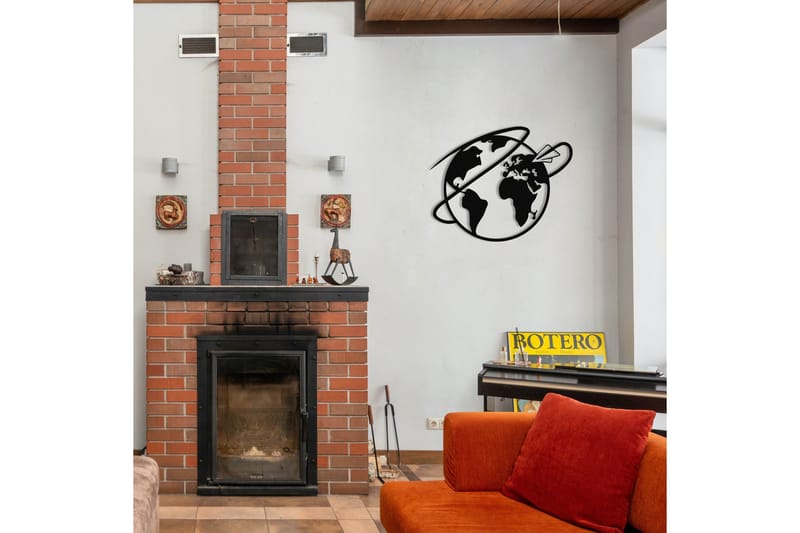 Travel Väggdekor - Svart - Inredning & dekor - Väggdekor - Skyltar - Plåtskylt