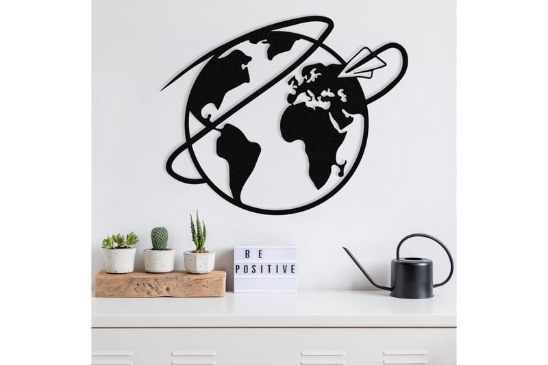 Travel Väggdekor - Svart - Inredning & dekor - Väggdekor - Skyltar - Plåtskylt