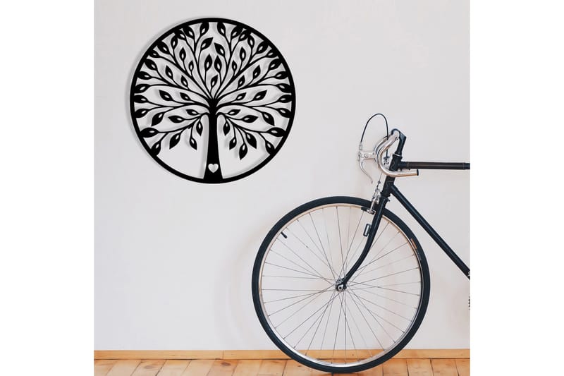 Tree branches Väggdekor - Svart - Inredning & dekor - Väggdekor - Skyltar - Plåtskylt