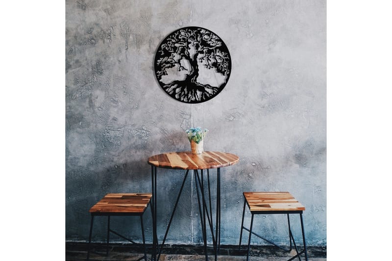 Tree Väggdekor - Svart - Inredning & dekor - Väggdekor - Skyltar - Plåtskylt