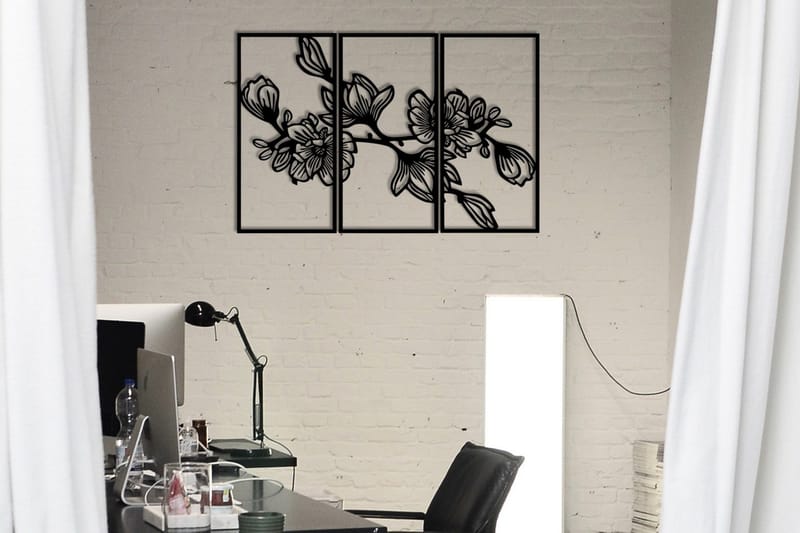 Utopia Väggdekor - Svart - Inredning & dekor - Väggdekor - Skyltar - Plåtskylt