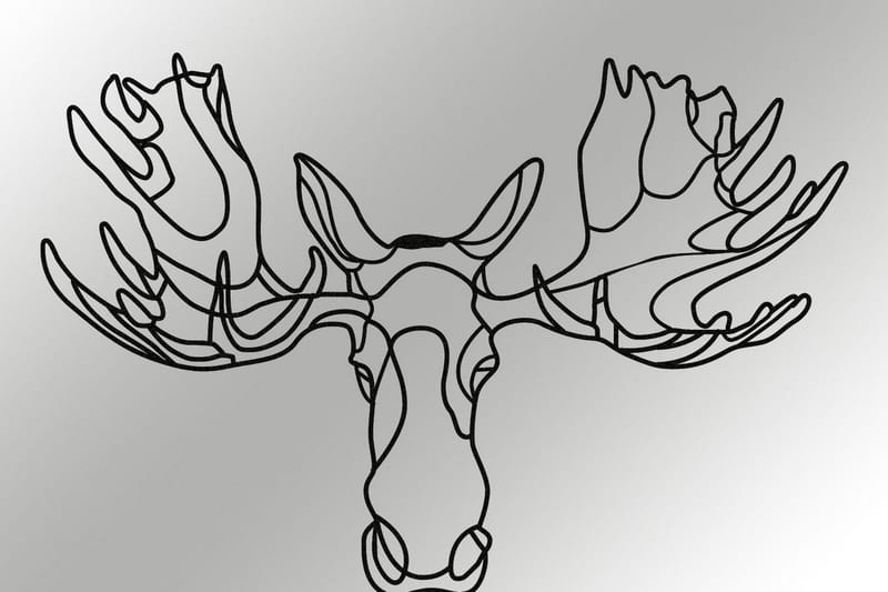 Vaveyla 2 Väggdekor - Svart - Inredning & dekor - Väggdekor - Skyltar - Plåtskylt