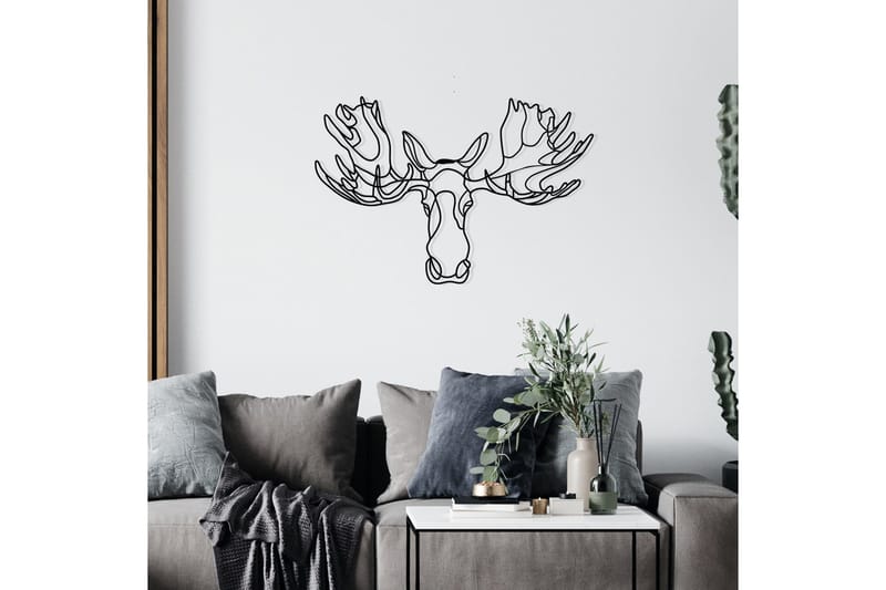 Vaveyla 2 Väggdekor - Svart - Inredning & dekor - Väggdekor - Skyltar - Plåtskylt