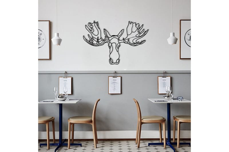 Vaveyla 2 Väggdekor - Svart - Inredning & dekor - Väggdekor - Skyltar - Plåtskylt