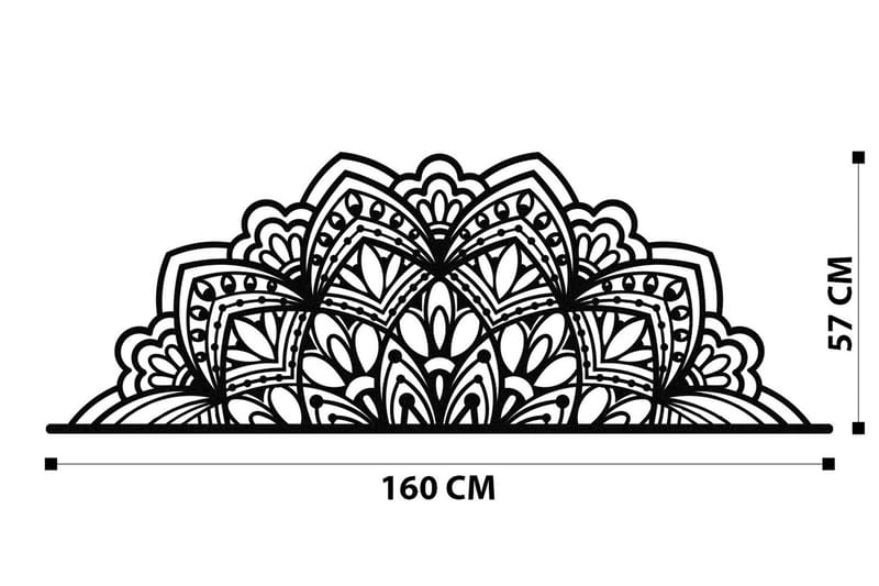 Vaveyla Väggdekor - Svart - Inredning & dekor - Väggdekor - Skyltar - Plåtskylt