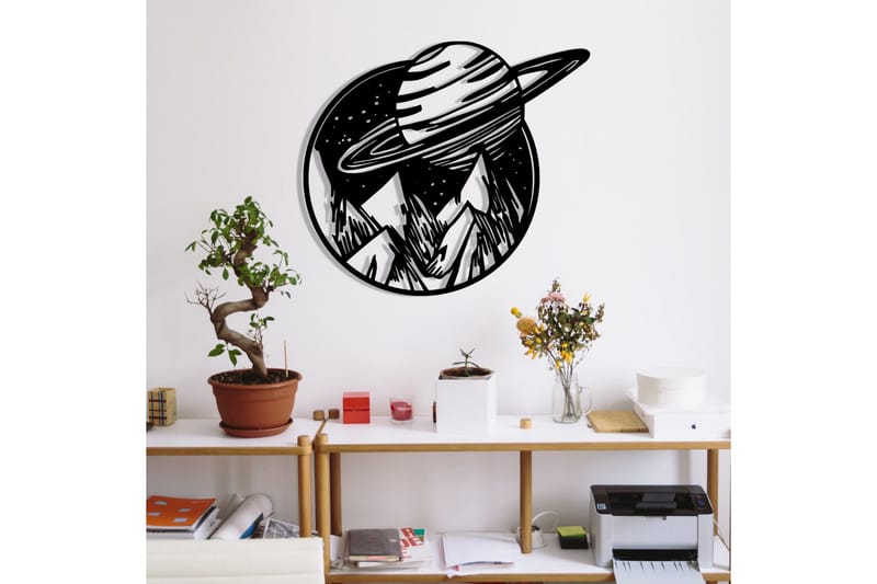 Venus Väggdekor - Svart - Inredning & dekor - Väggdekor - Skyltar - Plåtskylt