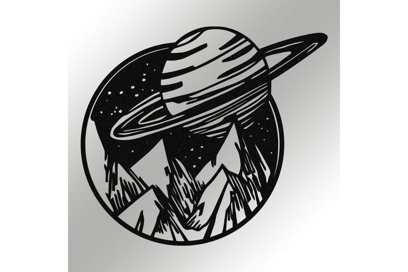 Venus Väggdekor - Svart - Inredning & dekor - Väggdekor - Skyltar - Plåtskylt