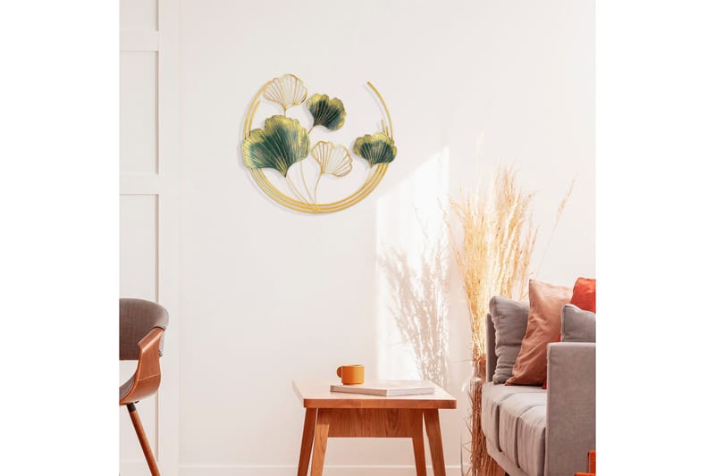 Weifang Väggdekor - Grön/Guld - Inredning & dekor - Väggdekor - Skyltar - Plåtskylt