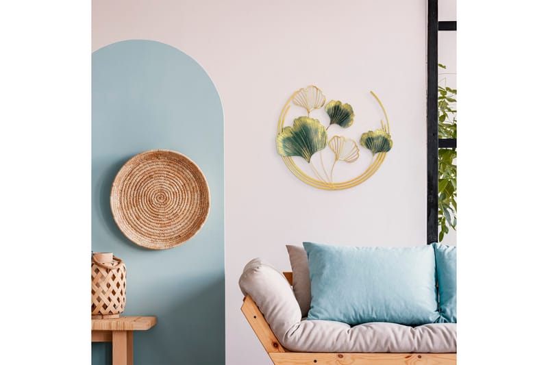 Weifang Väggdekor - Grön/Guld - Inredning & dekor - Väggdekor - Skyltar - Plåtskylt