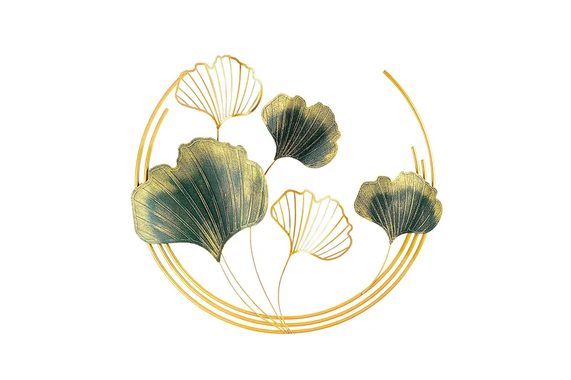 Weifang Väggdekor - Grön/Guld - Inredning & dekor - Väggdekor - Skyltar - Plåtskylt