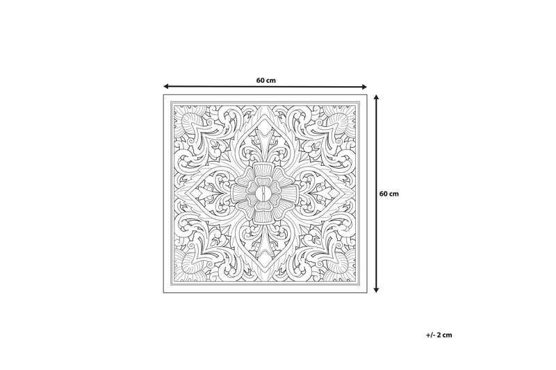 Yonora Väggdekoration 60 cm - Trä/Natur - Inredning & dekor - Väggdekor - Skyltar - Plåtskylt