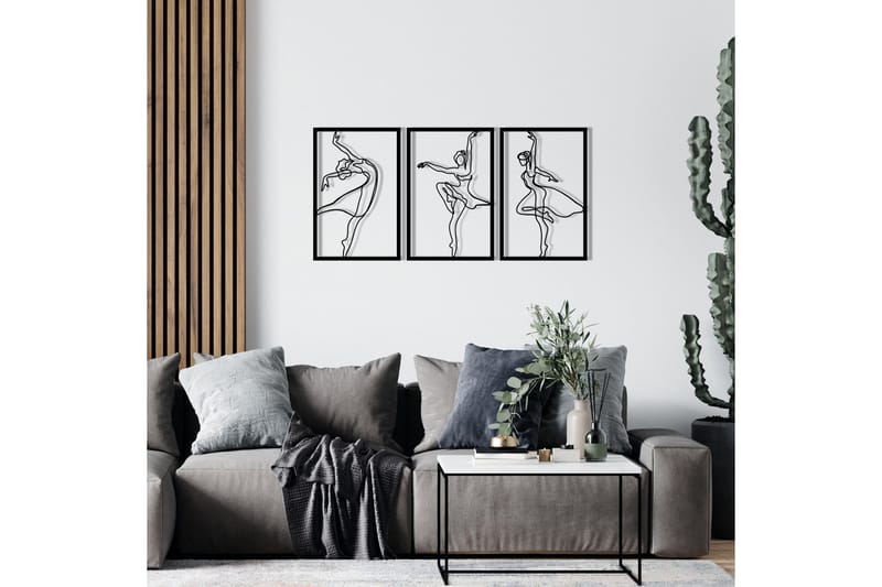 Zumra Väggdekor - Svart - Inredning & dekor - Väggdekor - Skyltar - Plåtskylt