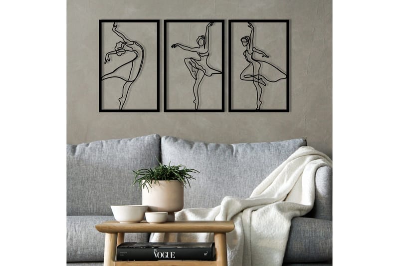 Zumra Väggdekor - Svart - Inredning & dekor - Väggdekor - Skyltar - Plåtskylt