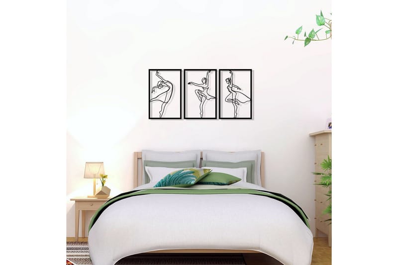 Zumra Väggdekor - Svart - Inredning & dekor - Väggdekor - Skyltar - Plåtskylt