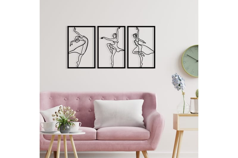 Zumra Väggdekor - Svart - Inredning & dekor - Väggdekor - Skyltar - Plåtskylt