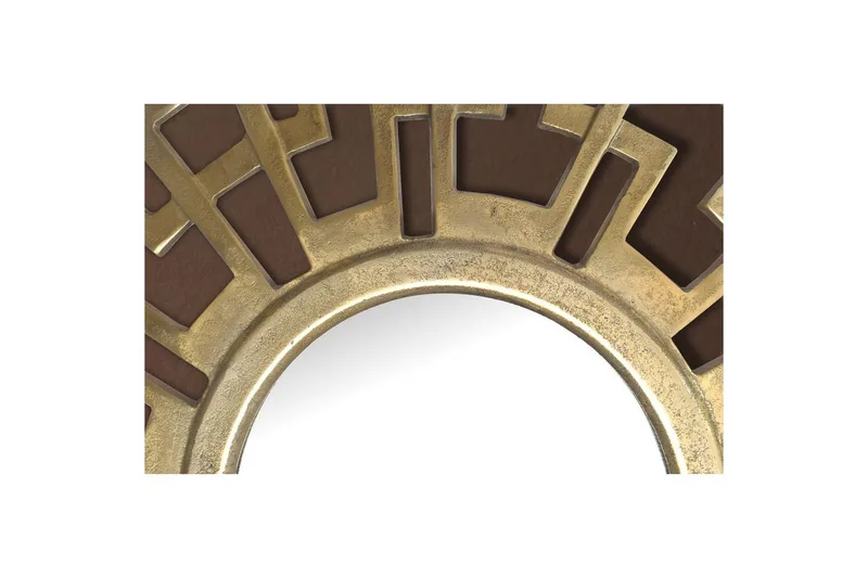 Spegel Wohnling Art Deco Rund 60 cm Modern - Inredning & dekor - Speglar - Väggspegel