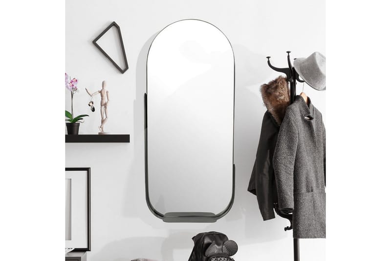 Spegel Wohnling Asymmetrisk metallram oval 90 cm - Inredning & dekor - Väggdekor - Dekorplast & kakeldekor