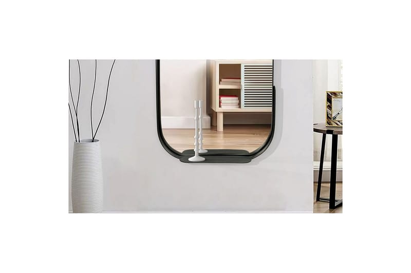 Spegel Wohnling Asymmetrisk metallram oval 90 cm - Inredning & dekor - Väggdekor - Dekorplast & kakeldekor