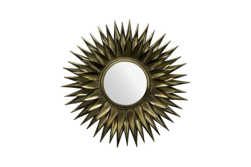 Spegel Wohnling Sun Style Metallram Rund 60 cm - Inredning & dekor - Väggdekor - Dekorplast & kakeldekor