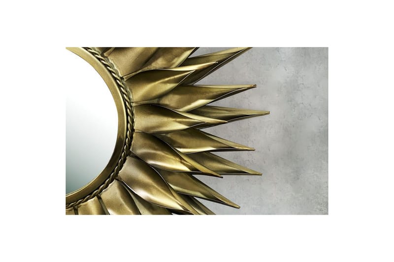 Spegel Wohnling Sun Style Metallram Rund 60 cm - Inredning & dekor - Väggdekor - Dekorplast & kakeldekor