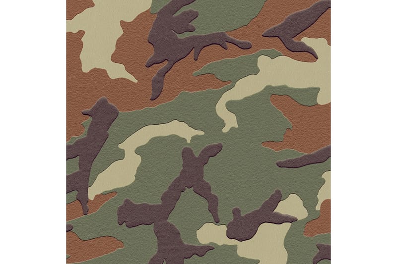 Camouflage Tapet Boys & Girls Ovävd - AS Creation - Inredning & dekor - Väggdekor - Tapeter & tapettillbehör - Barntapet