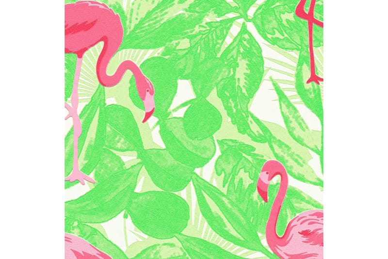 Flamingo Tapet Boys & Girls Ovävd Rosa - AS Creation - Inredning & dekor - Väggdekor - Tapeter & tapettillbehör - Barntapet