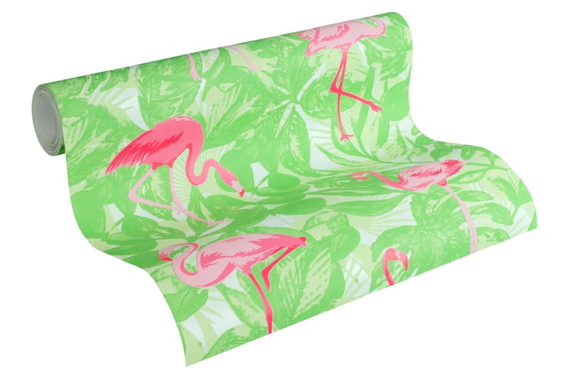 Flamingo Tapet Boys & Girls Ovävd Rosa - AS Creation - Inredning & dekor - Väggdekor - Tapeter & tapettillbehör - Barntapet