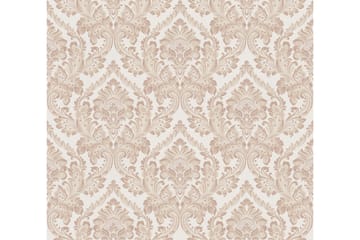 Barock Tapet Di Seta Ovävd Brun Beige