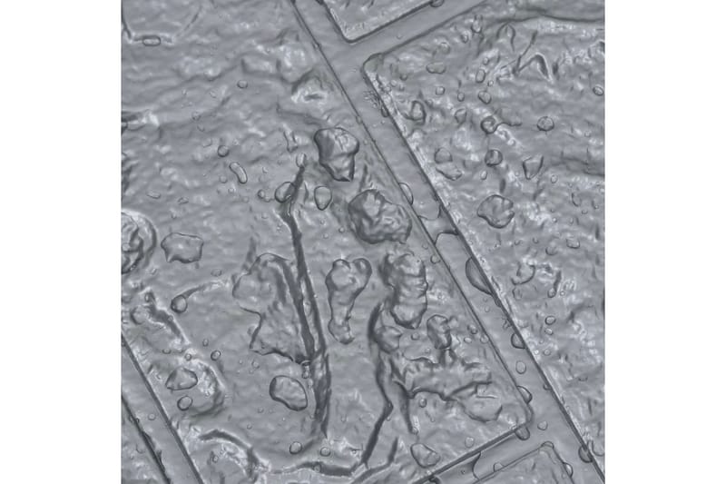 3D-tapet tegel självhäftande 10 delar antracit - Grå - Inredning & dekor - Väggdekor - Tapeter & tapettillbehör - Fototapeter