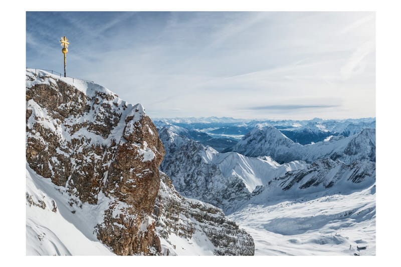 Fototapet Alps Zugspitze 200x140 - Artgeist sp. z o. o. - Inredning & dekor - Väggdekor - Tapeter & tapettillbehör - Fototapeter