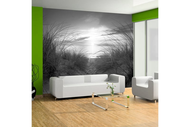 Fototapet Beach Black And White 300x210, Artgeist sp. z o. o.