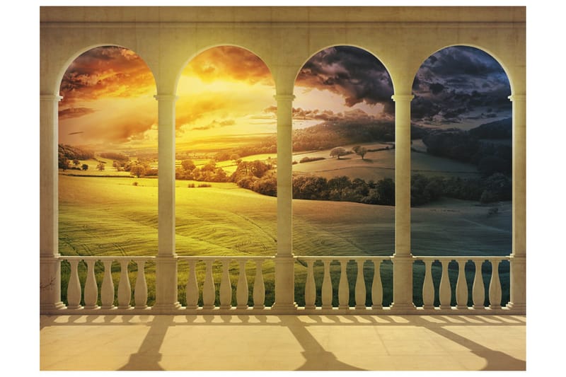Fototapet Dream About Magical Fields 350x270 - Artgeist sp. z o. o. - Inredning & dekor - Väggdekor - Tapeter & tapettillbehör - Fototapeter