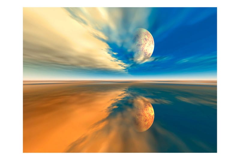Fototapet Fly Me To The Moon 350x270 - Artgeist sp. z o. o. - Inredning & dekor - Väggdekor - Tapeter & tapettillbehör - Fototapeter