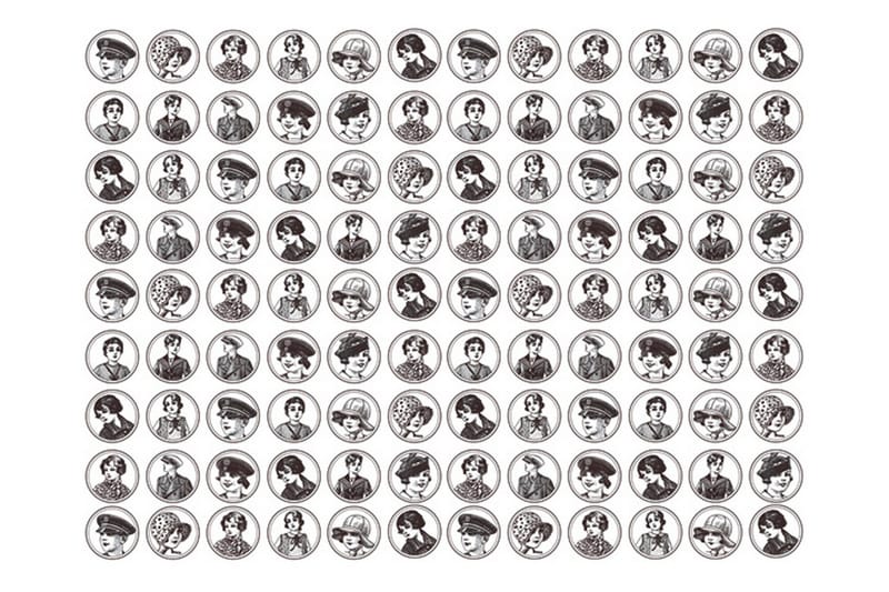 FOTOTAPET 20s & 30s 200x154, Artgeist sp. z o. o.