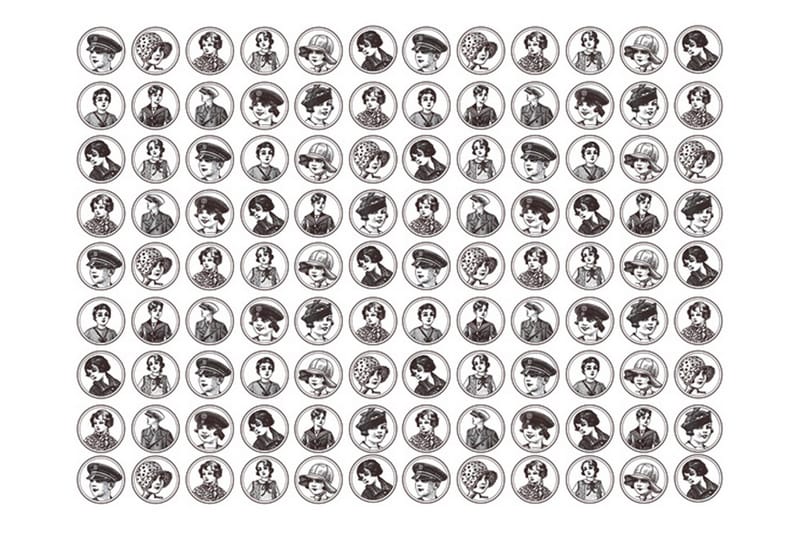 FOTOTAPET 20s & 30s 250x193 - Artgeist sp. z o. o. - Inredning & dekor - Väggdekor - Tapeter & tapettillbehör - Fototapeter