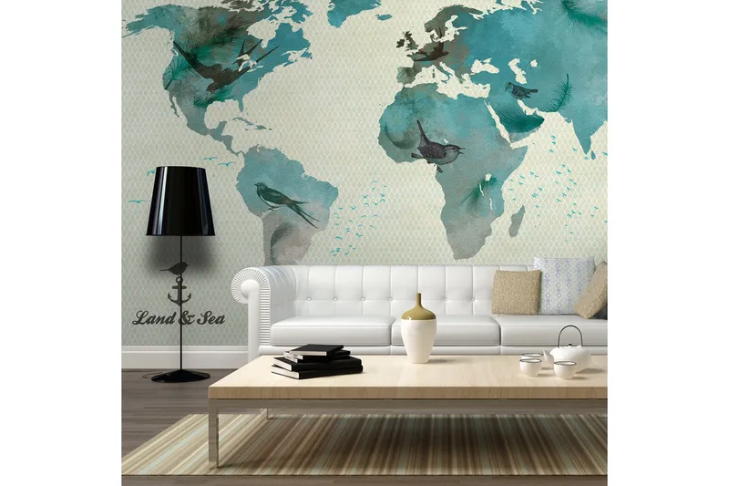 Fototapet A Bird's World 200x154 - Artgeist sp. z o. o. - Inredning & dekor - Väggdekor - Tapeter & tapettillbehör - Fototapeter