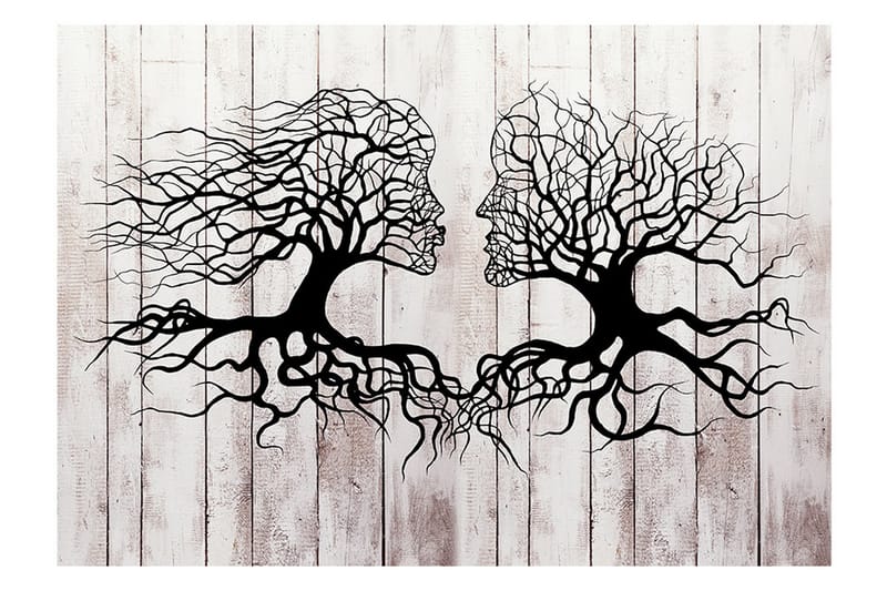 FOTOTAPET A Kiss Of A Trees 250x175 - Artgeist sp. z o. o. - Inredning & dekor - Väggdekor - Tapeter & tapettillbehör - Fototapeter